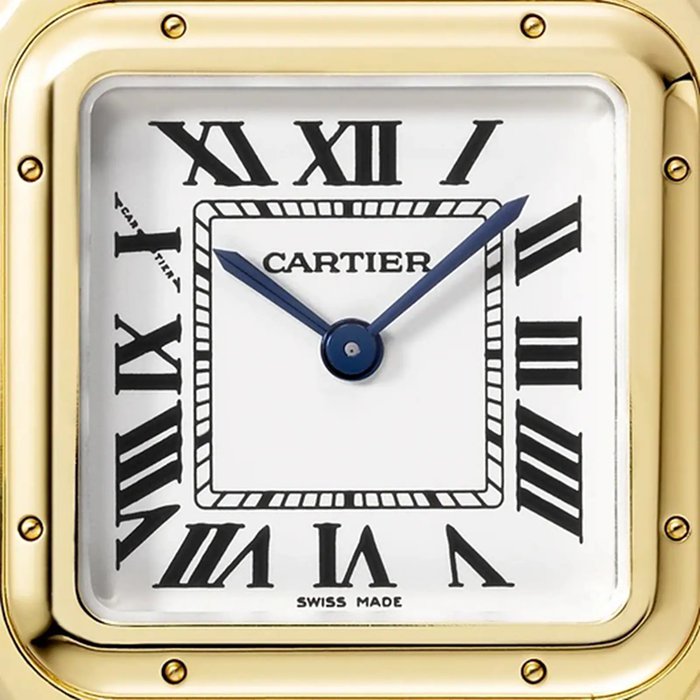 Zegarek Cartier Panthere de Cartier mały model mechanizm kwarcowy koperta z żółtego złota 750/1000 wymiary 23 mm x 30 mm WGPN0038 - obrazek 3