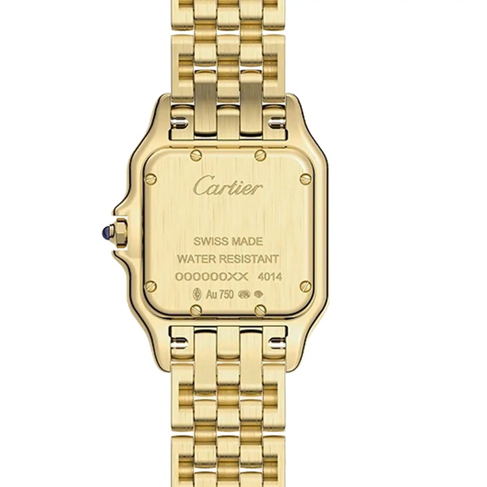 Zegarek Cartier Panthere de Cartier mały model mechanizm kwarcowy koperta z żółtego złota 750/1000 wymiary 23 mm x 30 mm WGPN0038 - obrazek 4