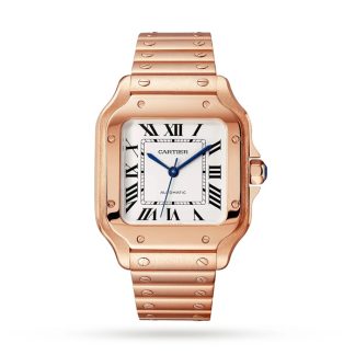 Zegarek Cartier Santos De Cartier Średni model Mechaniczny mechanizm z automatycznym nakręcaniem WGSA0031