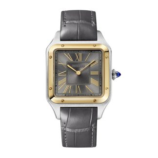 Zegarek Cartier Santos-Dumont Duży model Żółte złoto Wysoka autonomia Kwarc W2SA0028