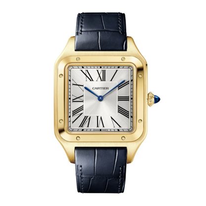 Zegarek Cartier Santos Dumont Extra-Large Model Ręczne nakręcanie Żółte złoto WGSA0108