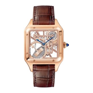Zegarek Cartier Santos Duży model Mechaniczny mechanizm z automatycznym nakręcaniem Kaliber 1847 MC Stalowa koperta WHSA0030
