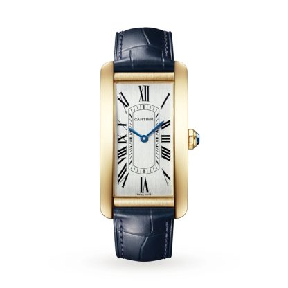Zegarek Cartier Tank Américaine Duży model Automatyczny mechanizm Żółte złoto WGTA0300