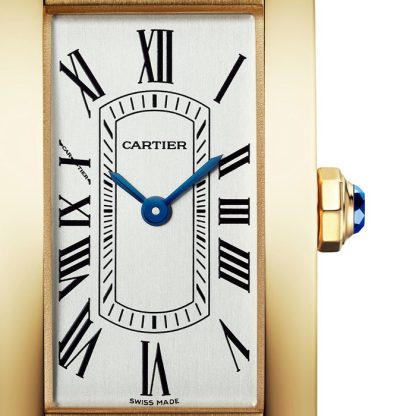 Zegarek Cartier Tank Américaine Mały model Mechanizm kwarcowy Żółte złoto WGTA0299 - obrazek 2