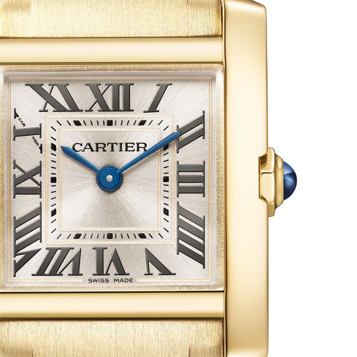 Zegarek Cartier Tank Francaise Mały model Mechanizm kwarcowy 18-karatowe żółte złoto Koperta WGTA0344 - obrazek 4
