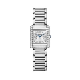 Zegarek Cartier Tank Francaise Mały model Mechanizm kwarcowy Stalowa koperta W4TA0029