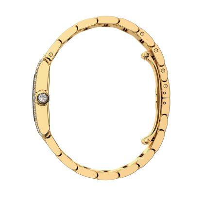 Zegarek Cartier Tank Française Średni model Mechanizm kwarcowy Żółte złoto Diamenty WJTA0040 - obrazek 4