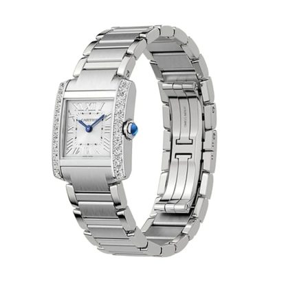 Zegarek Cartier Tank Francaise mały model z mechanizmem kwarcowym W4TA0020 - obrazek 2