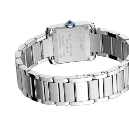 Zegarek Cartier Tank Francaise mały model z mechanizmem kwarcowym W4TA0020 - obrazek 3