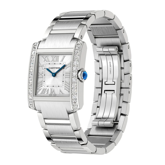 Zegarek Cartier Tank Francaise średni model z mechanizmem kwarcowym W4TA0021 - obrazek 2