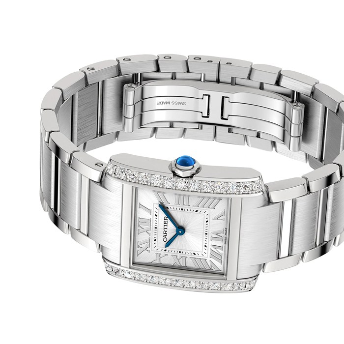 Zegarek Cartier Tank Francaise średni model z mechanizmem kwarcowym W4TA0021 - obrazek 5