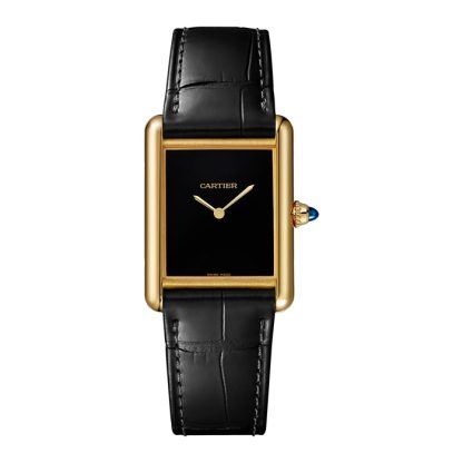 Zegarek Cartier Tank Louis Cartier Duży model Mechaniczny mechanizm z ręcznie nakręcaną kopertą z żółtego złota WGTA0091