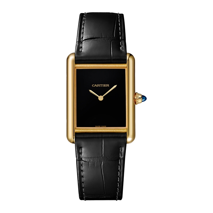 Zegarek Cartier Tank Louis Cartier Duży model Mechaniczny mechanizm z ręcznie nakręcaną kopertą z żółtego złota WGTA0091