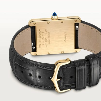 Zegarek Cartier Tank Louis Cartier Duży model Mechanizm kwarcowy Żółte złoto WGTA0067 - obrazek 3