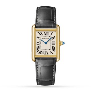 Zegarek Cartier Tank Louis Cartier Duży model Mechanizm kwarcowy Żółte złoto WGTA0067
