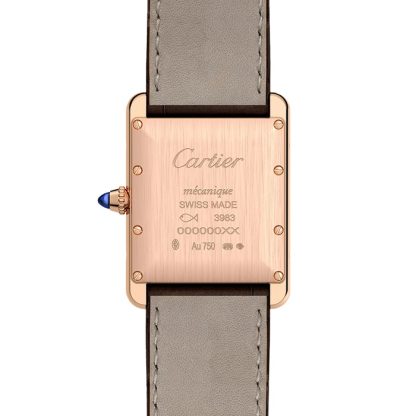 Zegarek Cartier Tank Louis Cartier Duży model produkcji Mechaniczny mechanizm z ręcznym nakręcaniem WGTA0011 - obrazek 3