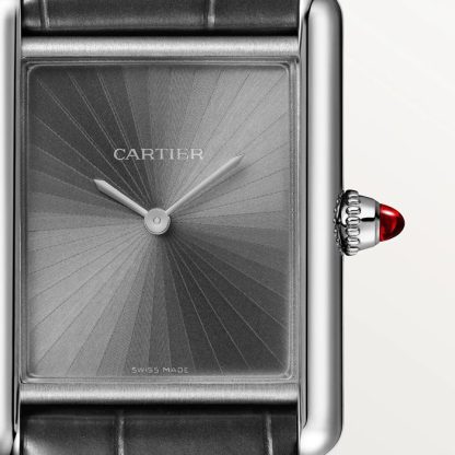 Zegarek Cartier Tank Louis Cartier duży model Mechaniczny mechanizm produkcji z ręcznym nakręcaniem WGTA0303 - obrazek 5