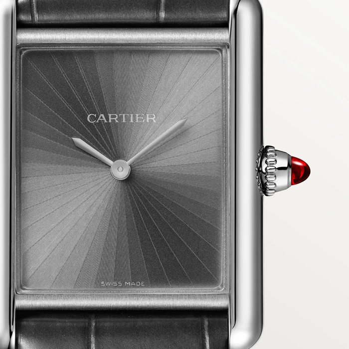 Zegarek Cartier Tank Louis Cartier duży model Mechaniczny mechanizm produkcji z ręcznym nakręcaniem WGTA0303 - obrazek 5