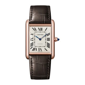 Zegarek Cartier Tank Louis Cartier duży model mechaniczny z automatycznym nakręcaniem WGTA0346