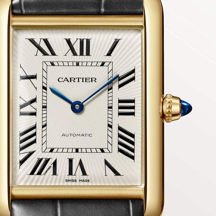 Zegarek Cartier Tank Louis Cartier duży model mechaniczny z automatycznym nakręcaniem WGTA0357 - obrazek 5