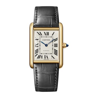 Zegarek Cartier Tank Louis Cartier duży model mechaniczny z automatycznym nakręcaniem WGTA0357
