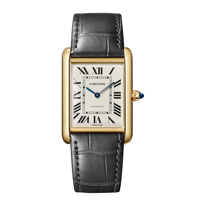 Zegarek Cartier Tank Louis Cartier duży model mechaniczny z automatycznym nakręcaniem WGTA0357