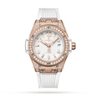 Zegarek Hublot Big Bang One Click King Gold White Pavé 33 mm 485.OE.2080.RW.1604