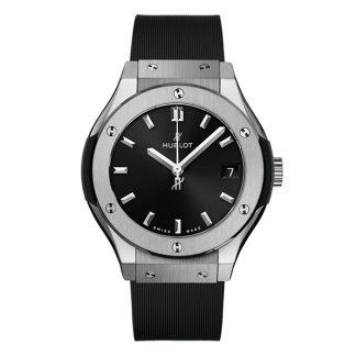 Zegarek Hublot Classic Fusion Titanium 33 mm Czarny 581.NX.1470.RX