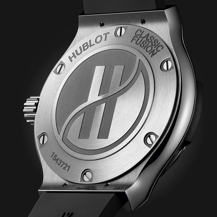 Zegarek Hublot Classic Fusion Titanium 33 mm Czarny 581.NX.1470.RX - obrazek 5