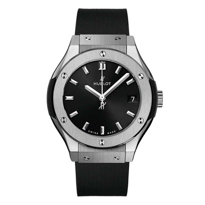 Zegarek Hublot Classic Fusion Titanium 33 mm Czarny 581.NX.1470.RX