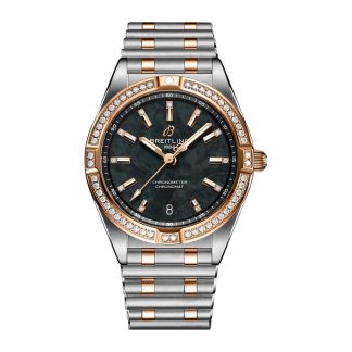 Zegarek damski Breitling Chronomat UK Edition 32 mm czarny U773102A1B1U1