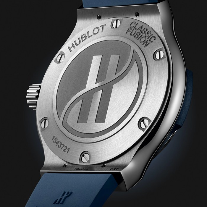 Zegarek damski Hublot Classic Fusion Titanium Blue 33 mm 581.NX.7170.RX - obrazek 5