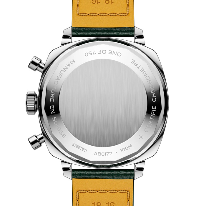 Zegarek męski Breitling Top Time B01 Racing 38 mm Zielona skóra AB01771A1L1X1 - obrazek 2