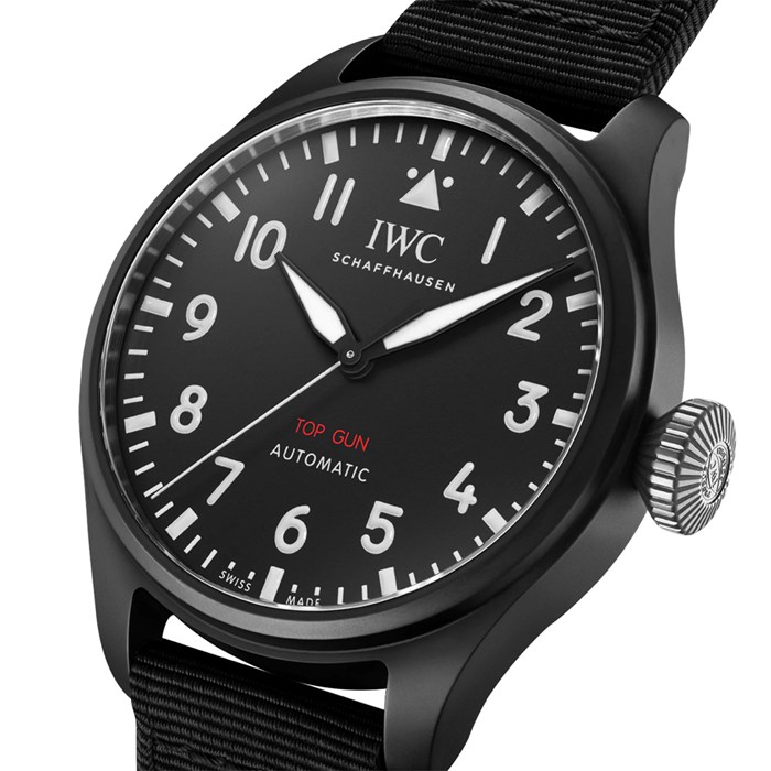 Zegarek męski IWC Big Pilot Top Gun 43 mm Czarny IW329801 - obrazek 2