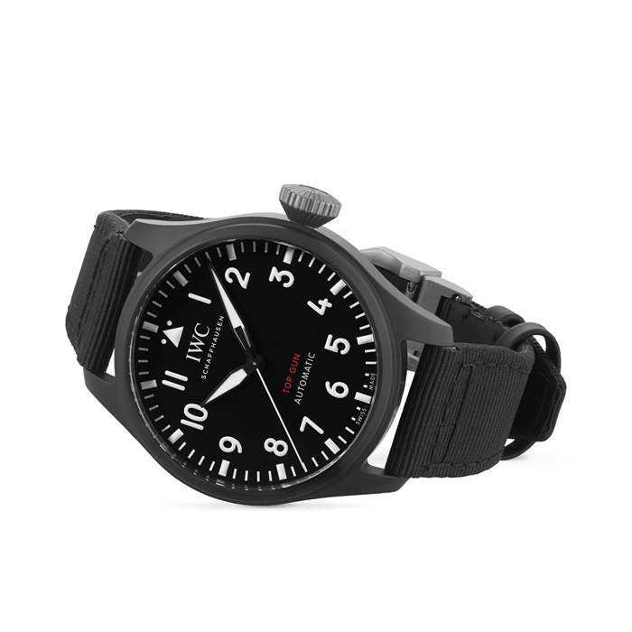 Zegarek męski IWC Big Pilot Top Gun 43 mm Czarny IW329801 - obrazek 5