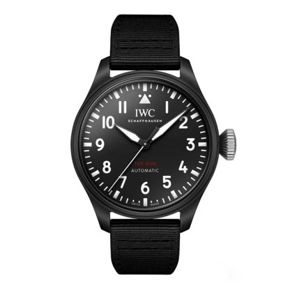 Zegarek męski IWC Big Pilot Top Gun 43 mm Czarny IW329801