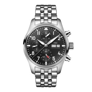 Zegarek męski IWC Pilot Chronograph 41 mm Czarny IW388113