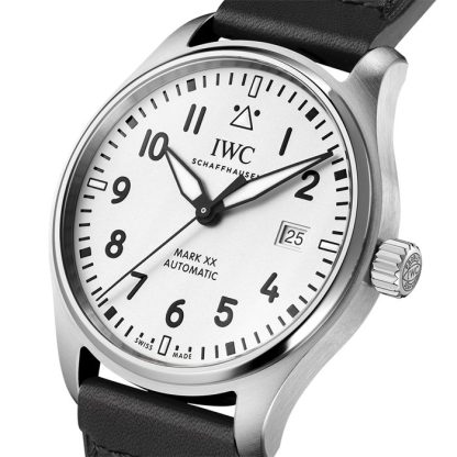 Zegarek męski IWC Pilot Mark XX 40 mm biały IW328207 - obrazek 3