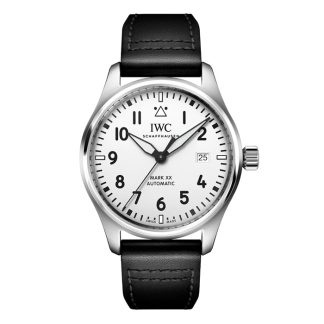 Zegarek męski IWC Pilot Mark XX 40 mm biały IW328207