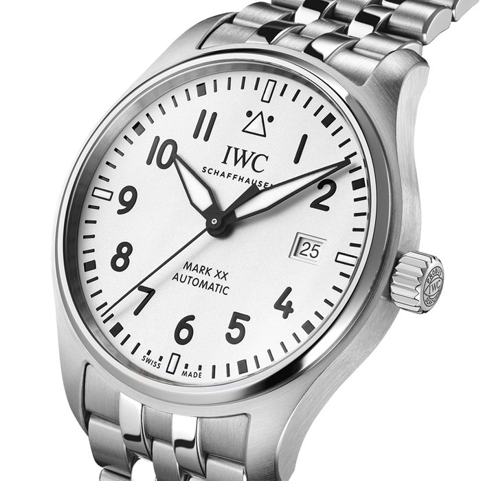 Zegarek męski IWC Pilot Mark XX 40 mm biały IW328208 - obrazek 2