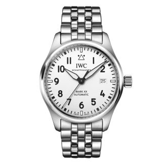 Zegarek męski IWC Pilot Mark XX 40 mm biały IW328208