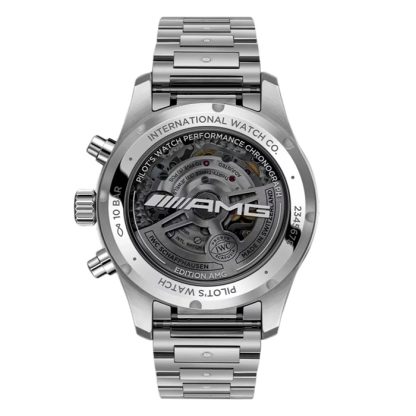 Zegarek męski IWC Pilot Performance Chronograph 41 mm AMG Czarny tytan IW388304 - obrazek 2