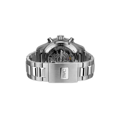 Zegarek męski IWC Pilot Performance Chronograph 41 mm AMG Czarny tytan IW388304 - obrazek 4