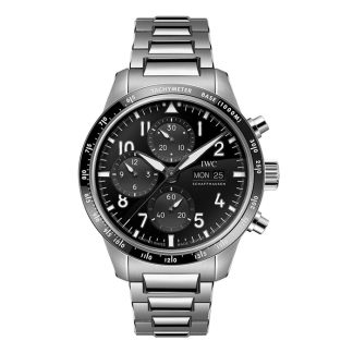 Zegarek męski IWC Pilot Performance Chronograph 41 mm AMG Czarny tytan IW388304