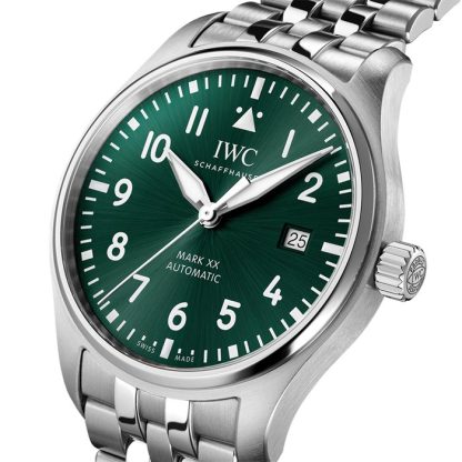 Zegarek męski IWC Pilot's Mark XX 40 mm Zielony IW328206 - obrazek 2