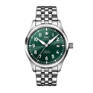 Zegarek męski IWC Pilot's Mark XX 40 mm Zielony IW328206