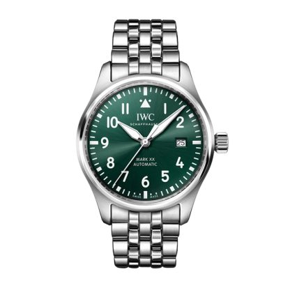 Zegarek męski IWC Pilot's Mark XX 40 mm Zielony IW328206