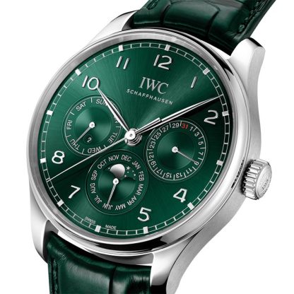 Zegarek męski IWC Portugieser Automatic 42 mm Zielony IW344207 - obrazek 2