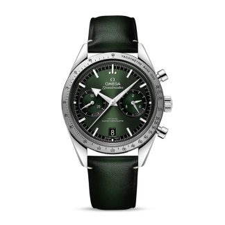 Zegarek męski Omega Speedmaster 57 Co-Axial Master Chronometer Chronograph 40,5 mm Zielony O33212415110001