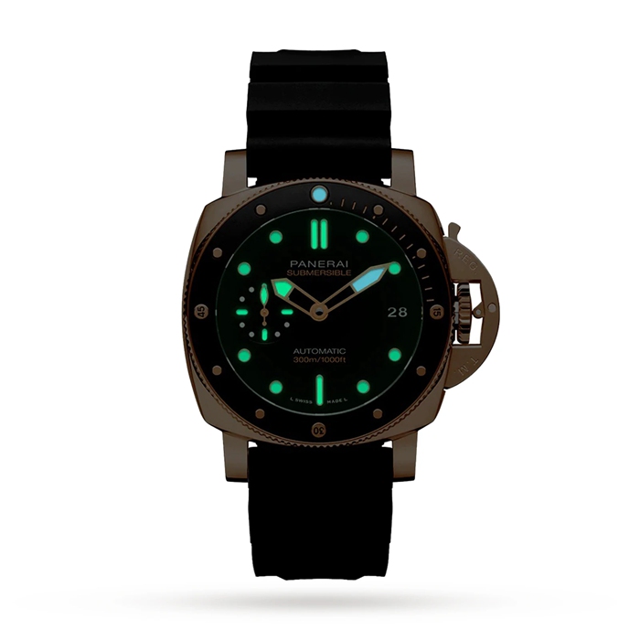 Zegarek męski Panerai Submersible Goldtech 42 mm PAM02164 - obrazek 3